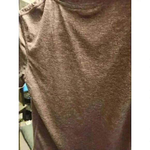 Champion Shirt Mens grey purple Sleeve Performance Duodry sz M Nice A35 - Picture 2 of 5